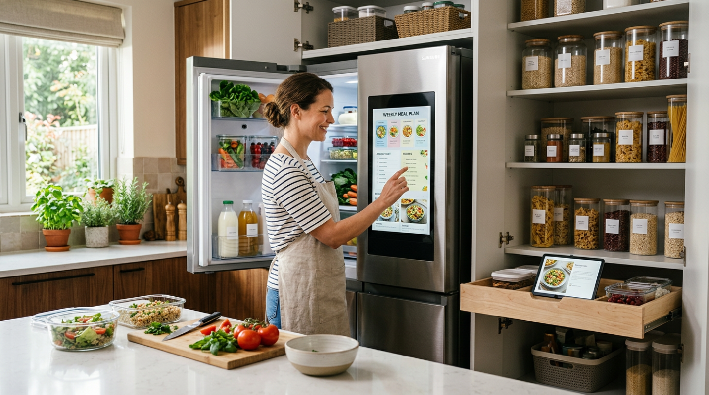 Smart Fridges and Pantry Systems That Reduce Meal Prep Stress